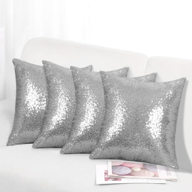 45cm x 45cm Cover Sequin Glitter Cushion Covers 18" x 18" 45cm x 45cm Cover Sequin Glitter Cushion Covers 18" x 18"